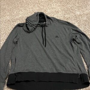 Adidas Charcoal and Black Pullover